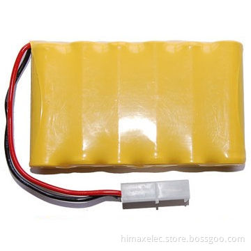 7.2V NiCD Rechargeable Battery, AA 500-1,100mAh Customized